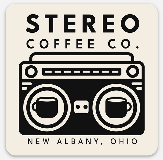 Stereo Coffee Co. Sticker 3”x3”